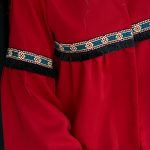 شومیز قرمز کرپ